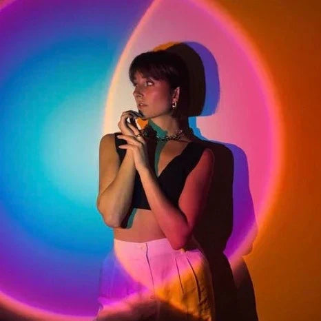 Norvo | GlowDusk – Solnedgangslampe med justerbare farger og vinkler