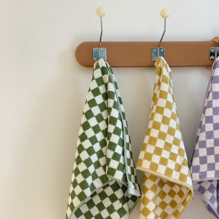 FargerikSjakkbrett ogstripehåndklær | Norvo