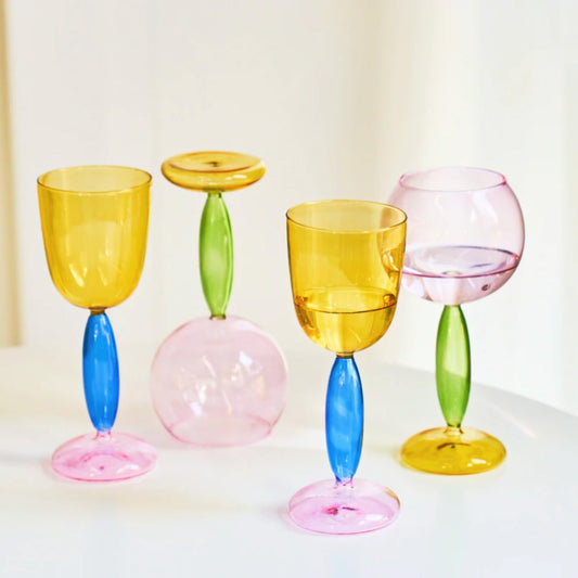 Norvo | Borosilicate 3-Farge Glass - Vin Glass