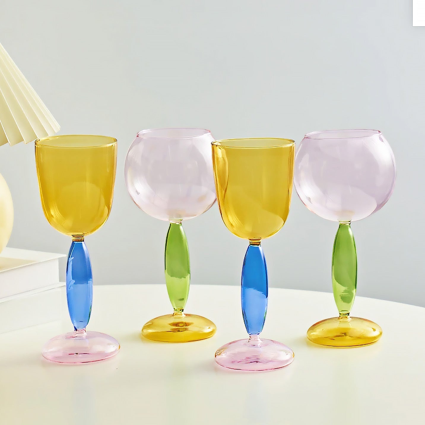 Norvo | Borosilicate 3-Farge Glass - Vin Glass