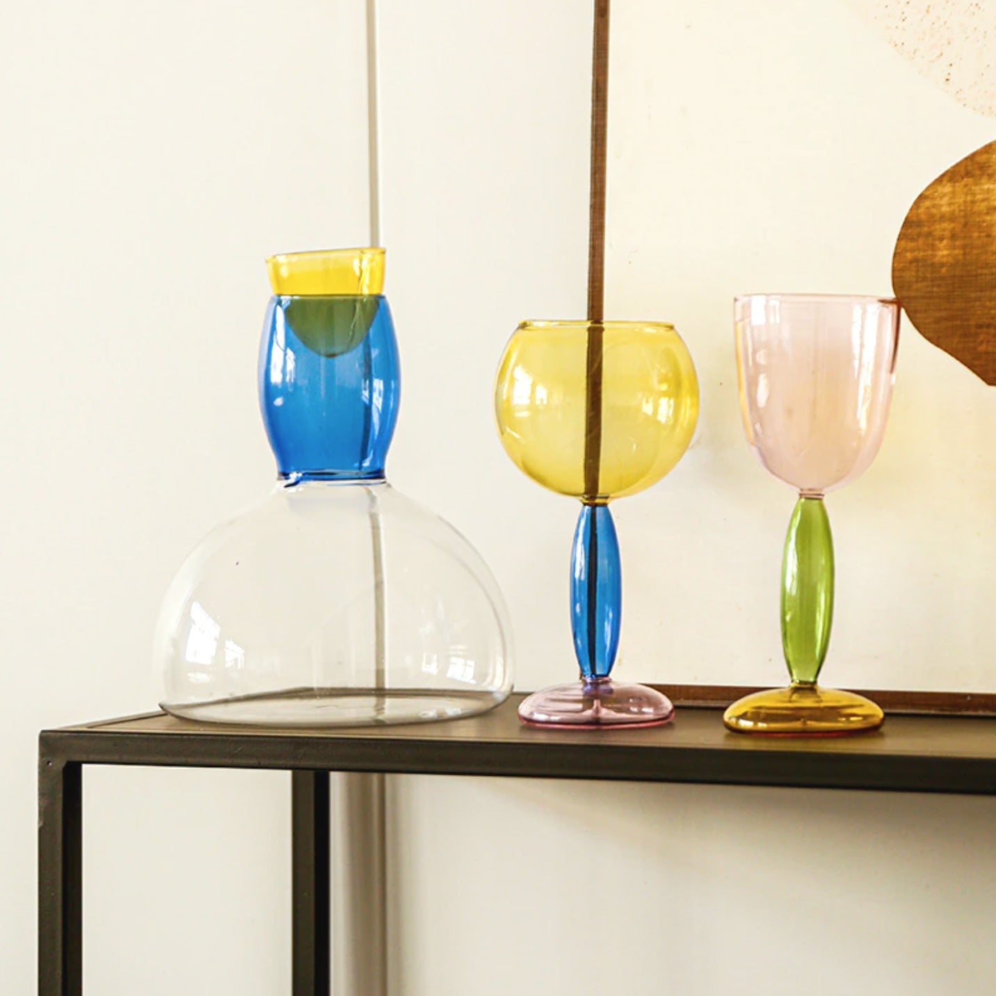 Norvo | Borosilicate 3-Farge Glass - Vin Glass