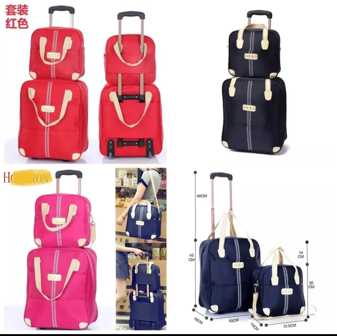 Norvo | 2 i 1 Trolley Reise Bag med en boarding bag