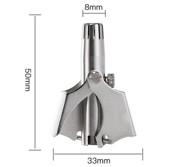 Rustfritt stål nesehårtrimmer for perfekt pleie Norvo