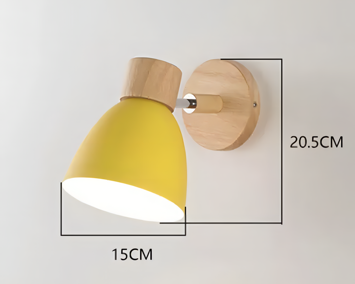 Norvo | Frendorf - Nordisk-modern hengende bryter vegglampe laget av tre