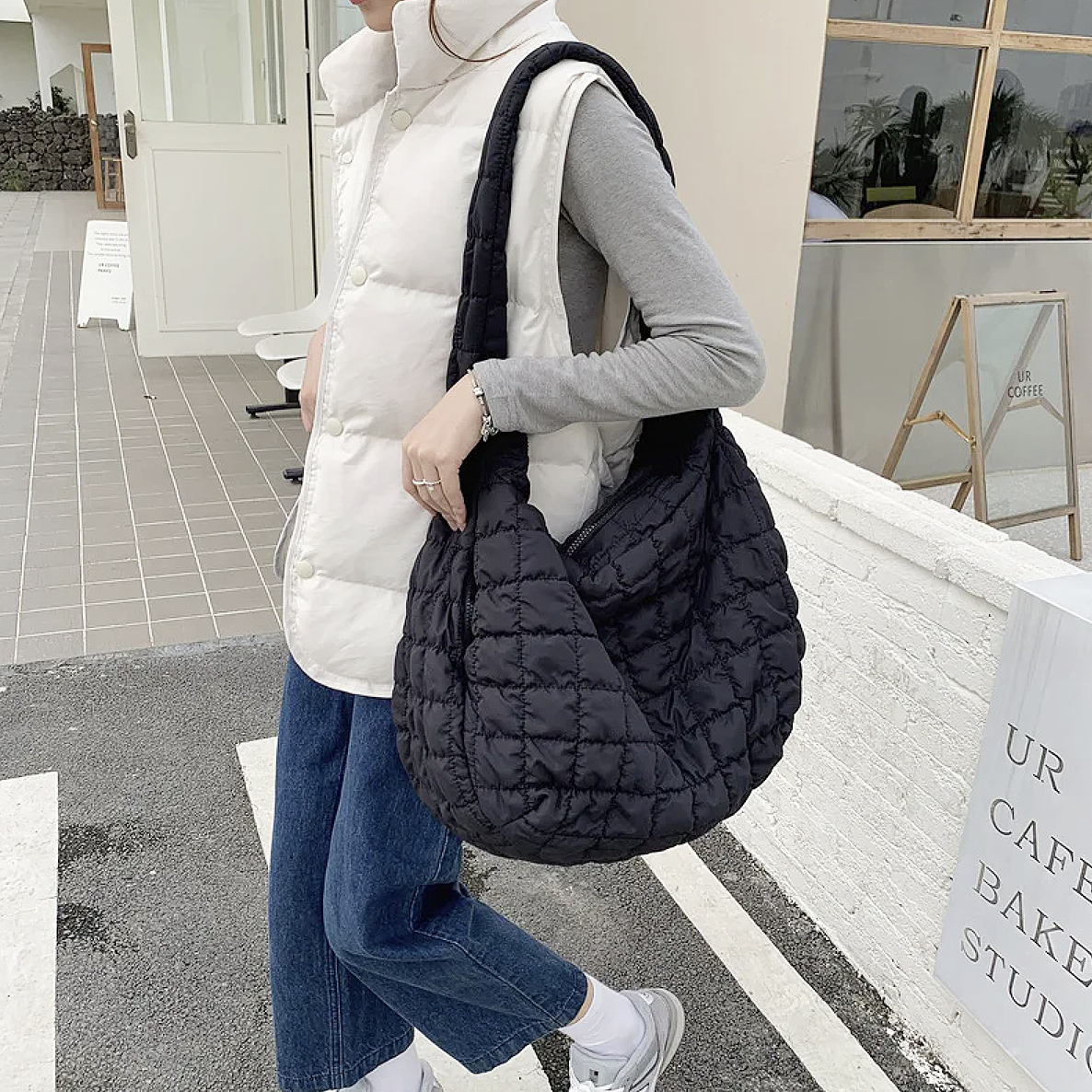 Norvo | Cross Quilt X-Large Skulderveske