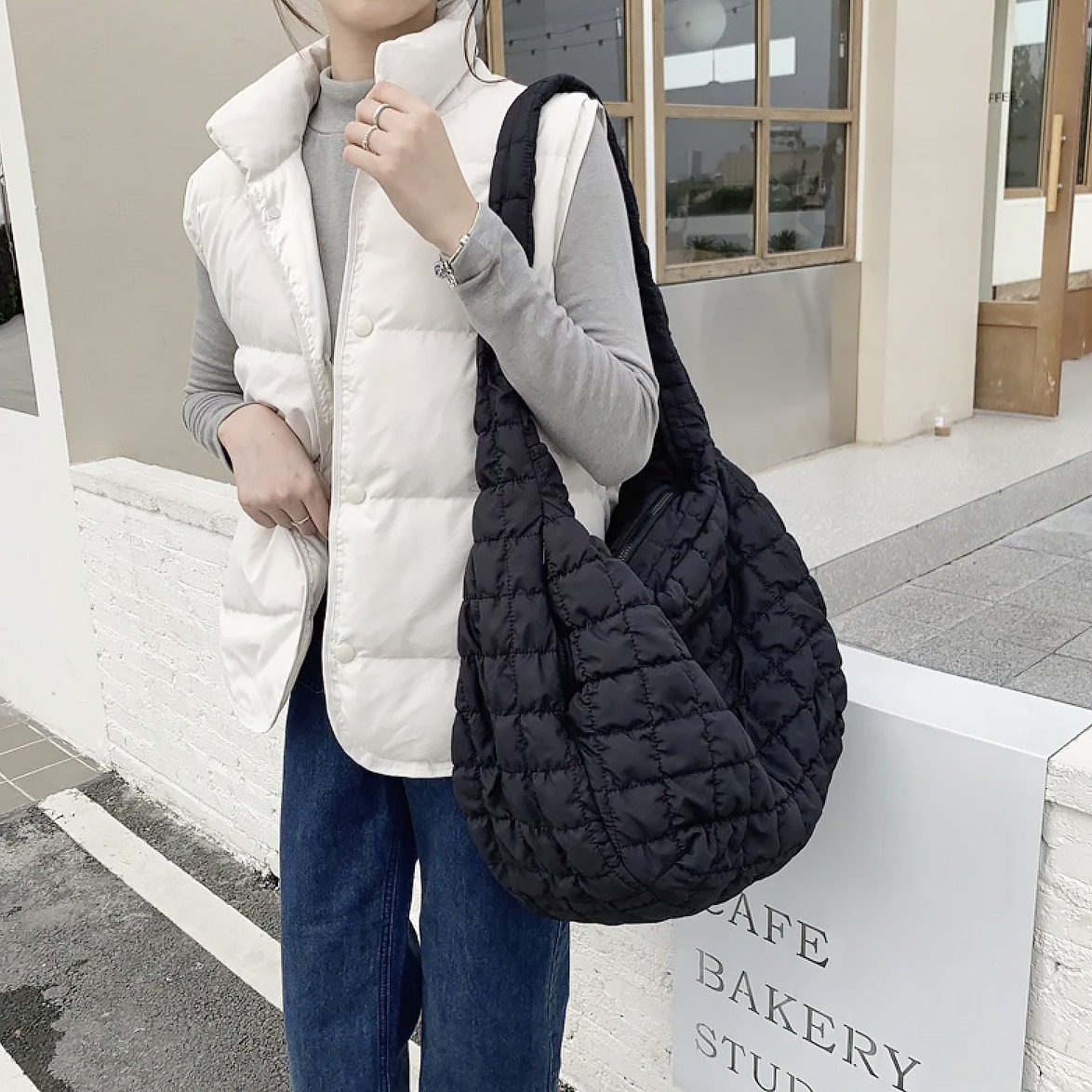 Norvo | Cross Quilt X-Large Skulderveske