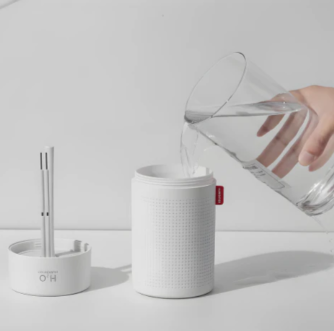 Norvo | FeuchtRaum Mini – Stillegående luftfukter for hjemmet og på farten