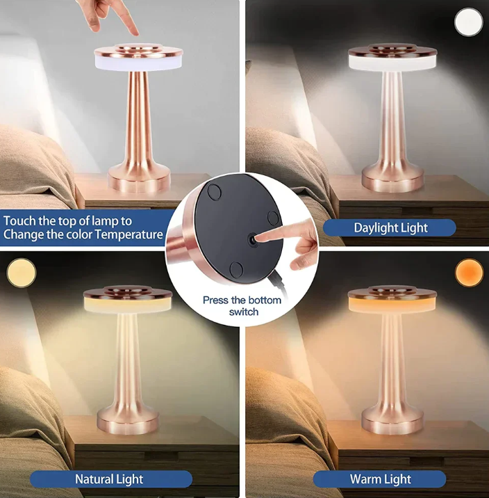 Norvo | Tidlløs Trådløs LED Bordlampe