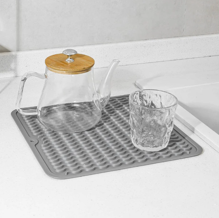 Norvo | Bærekraftig silikon dryppmatte - Universelt brukbar og varmebestandig