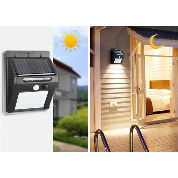 Norvo | Solar Vanntett Vegglampe - BEGRENSET TILBUD