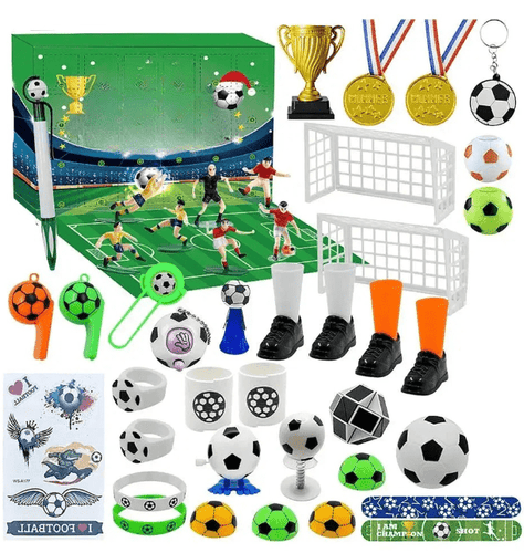 Norvo | MatchBox – Adventskalender for gutter og jenter med stadionbygge-sett