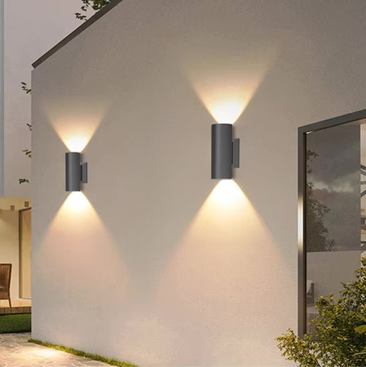 Norvo | Utendørs Vegglampe | LED Aluminium Belysning for Hage