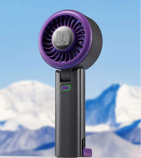 Norvo | Skye Mini Vifte med Kjøleplate – Bærbar Vifte med 100 Hastigheter og Justerbar Bris