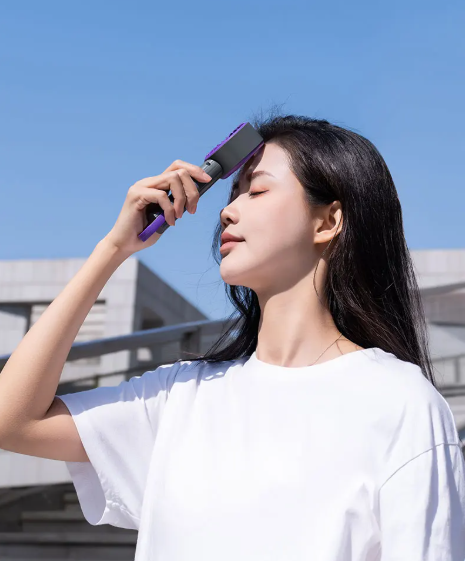 Norvo | Skye Mini Vifte med Kjøleplate – Bærbar Vifte med 100 Hastigheter og Justerbar Bris