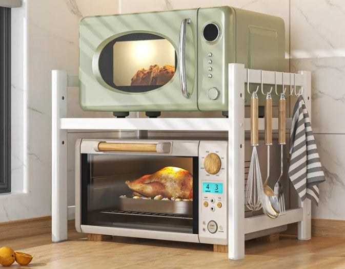 Frendorf | Kjøkken Mikrobølgeovn Hylle Multi-Lag Krydder Organisator Rustmotstandsdyktig – CookRack