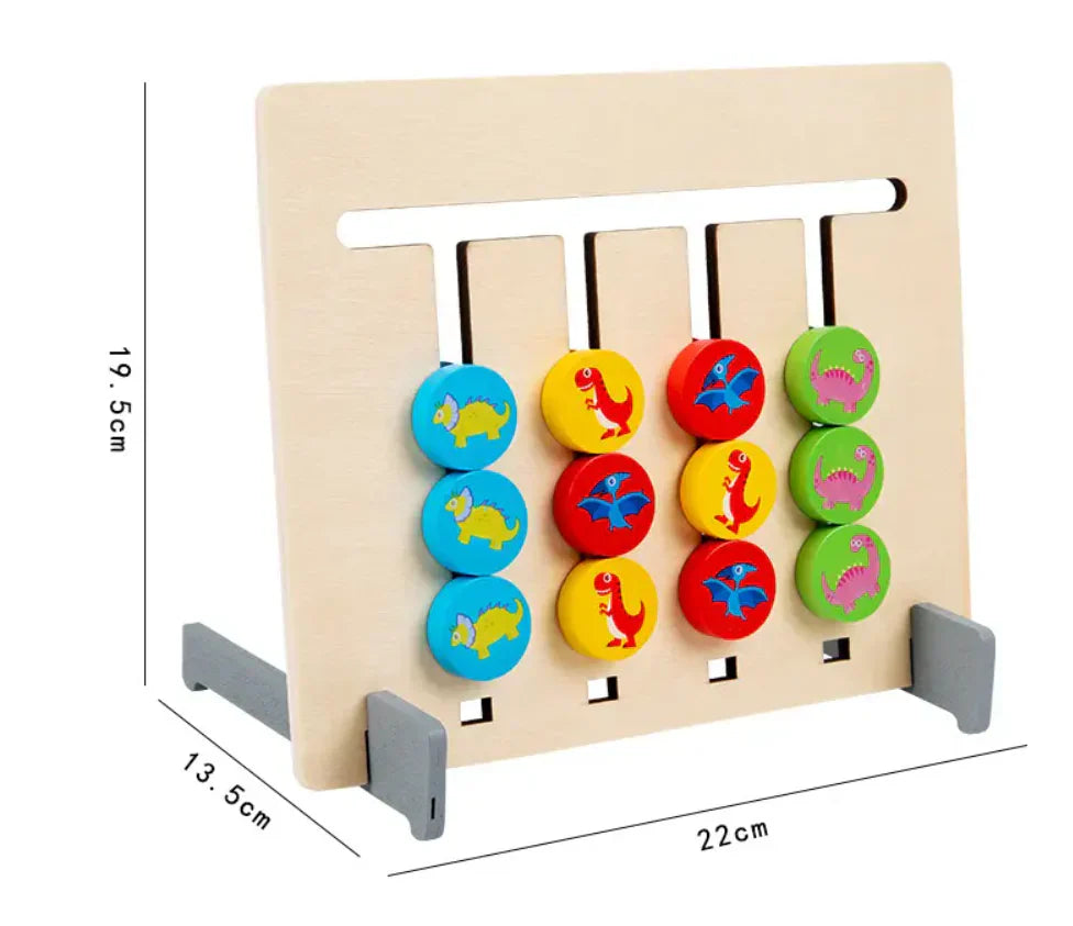 Norvo | Montessori Form og Farge Læringsspill Laget av Tre