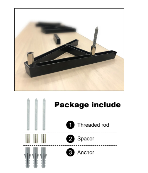 Norvo | Husnummer Moderne Svart Metall Flytende Stil