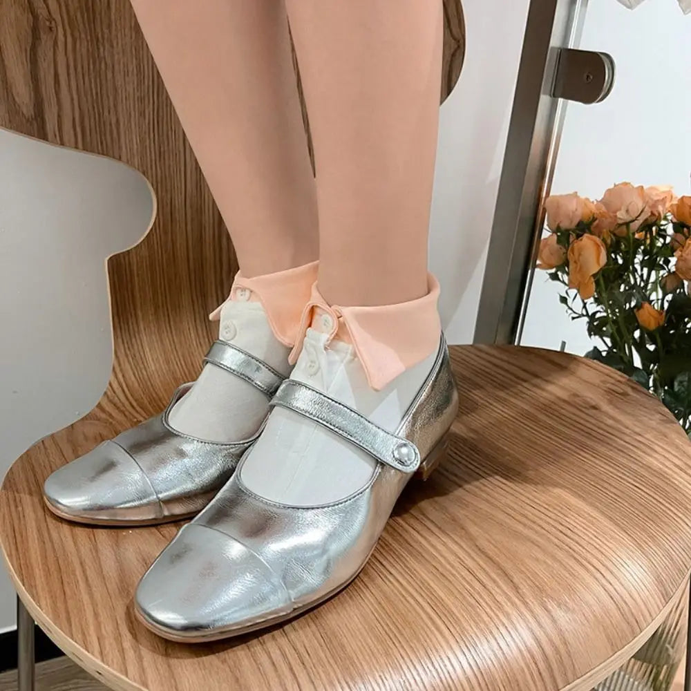 Norvo | Myk grep knapp ankel sokker