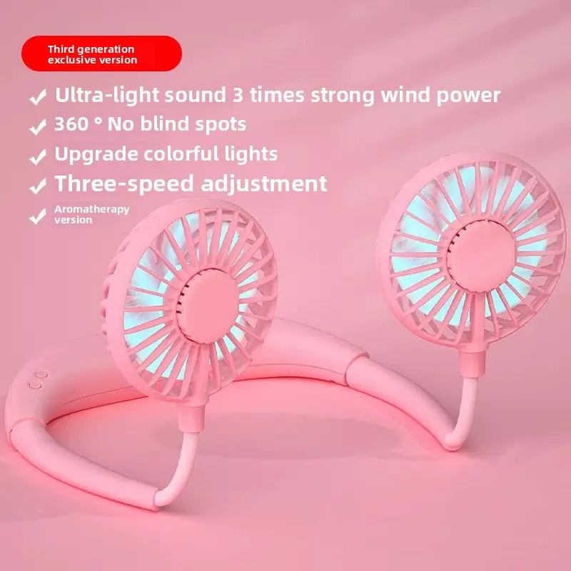 Norvo | Justerbar Håndfri Nakke Kjøle Vifte