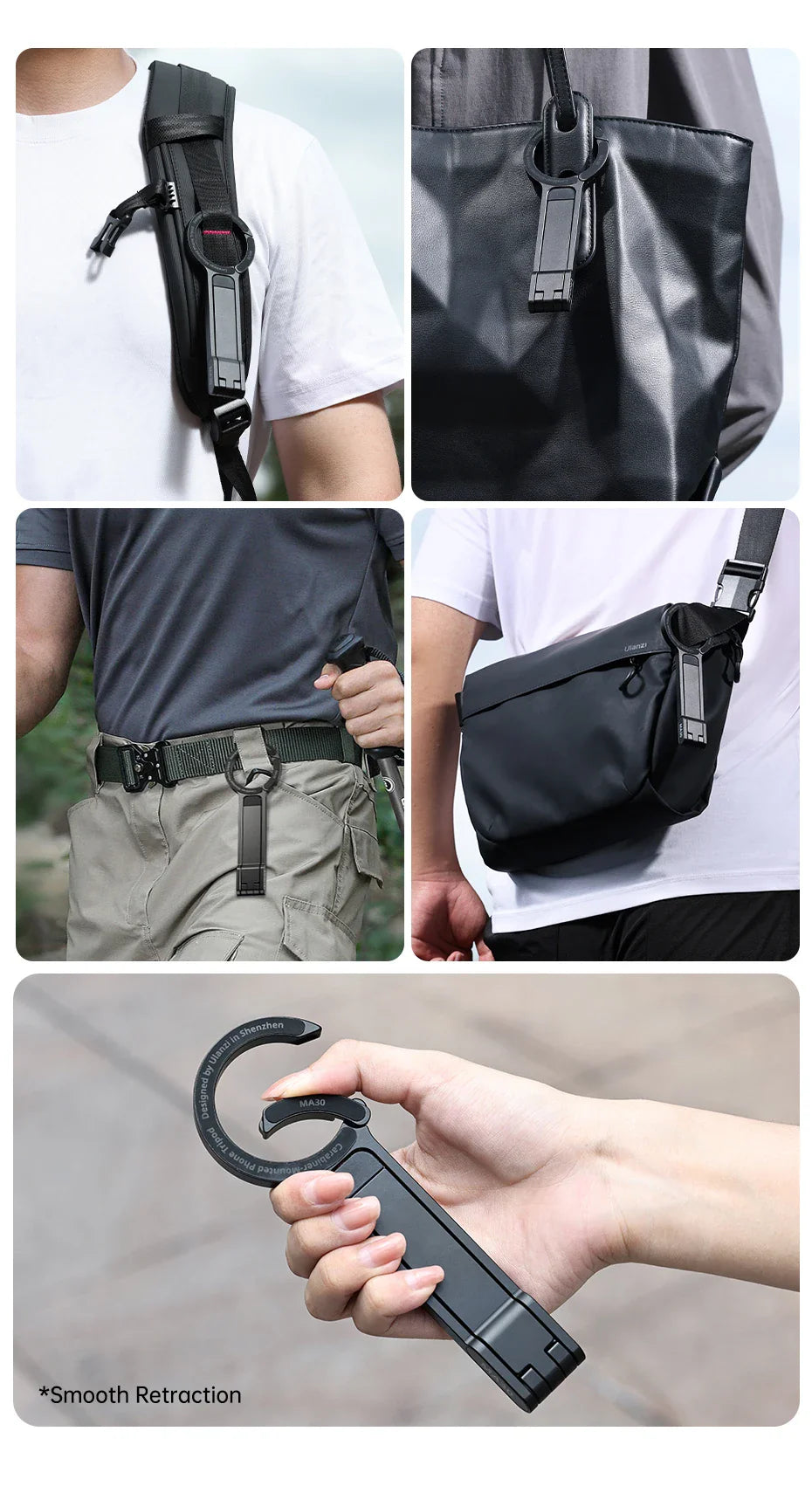 Norvo | Dobbelsidet magnetisk stativ telefonholder