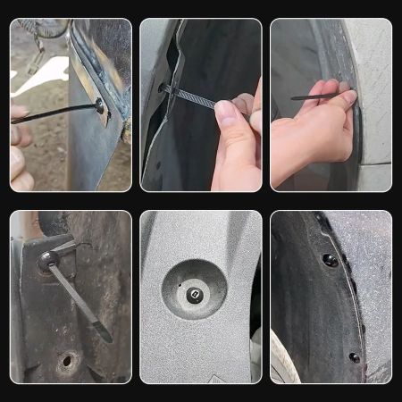 Norvo | Premium Nylon Kabelbånd 50-Pakke – Tungt-duty Selv-låsende Universelle Zip Bånd