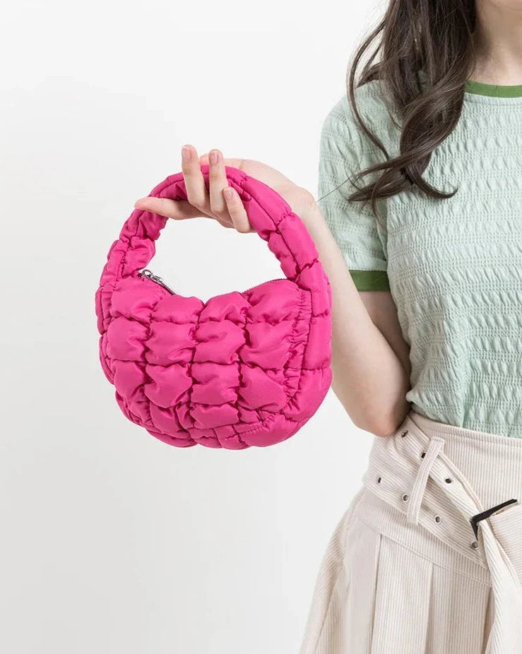 Norvo | Livlig quiltet rund mini bag