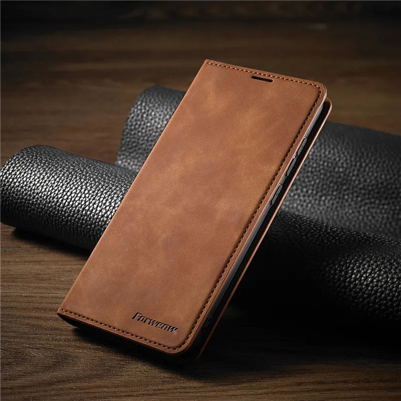 Norvo iPhone Case: Magnetisk Lærpouch for Stylish Beskyttelse