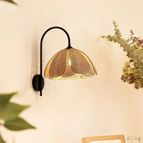 Norvo | LumaFlora - Elegant rotbanglampe - Varm blomsterlig atmosfære