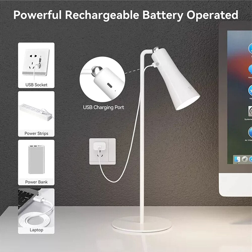 Norvo | Skinnende Orbit Oppladbar Rotasjon Lampe