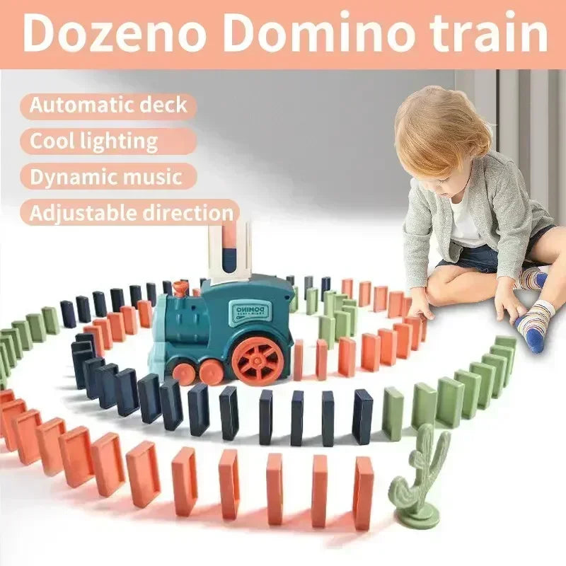 Norvo | Barn Automatisk Legging Domino Tog