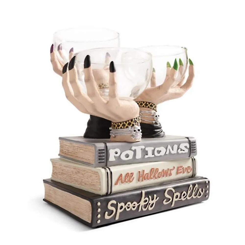 Norvo | Witch Hand Vintage Resin Party Snack Holder
