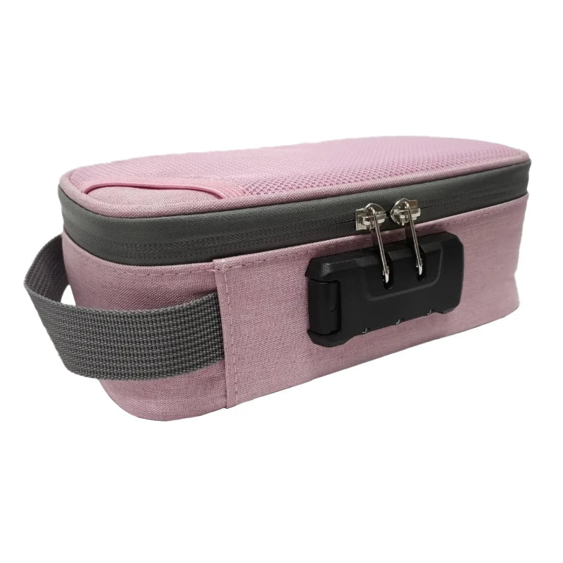 Norvo | SecuStyle Skjønnhetsveske | Låsbart kosmetikkveske med kombinasjonslås | Bærbart oppbevaring for reise og hverdagsbruk