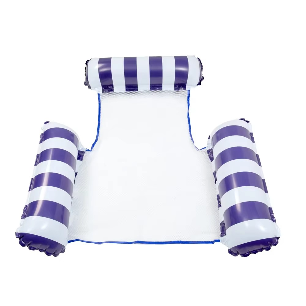 Norvo | Oppblåsbar Vann Hengekøye Recliner Basseng Flyt Lounge Sengeplass