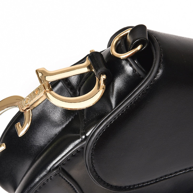 Norvo | Luksuriøs Kvinne Skulderveske - eksklusiv PU - lær Sadelveske