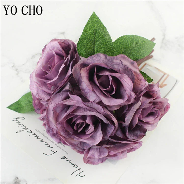 Norvo | Stor Peony Silke Blomsterbukett Sett