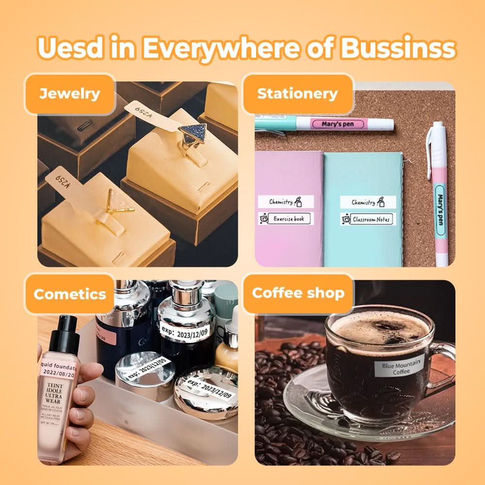 Norvo | Bærbar Bluetooth termisk etikettprinter med batteri og 2–4 tommers etikettbredde