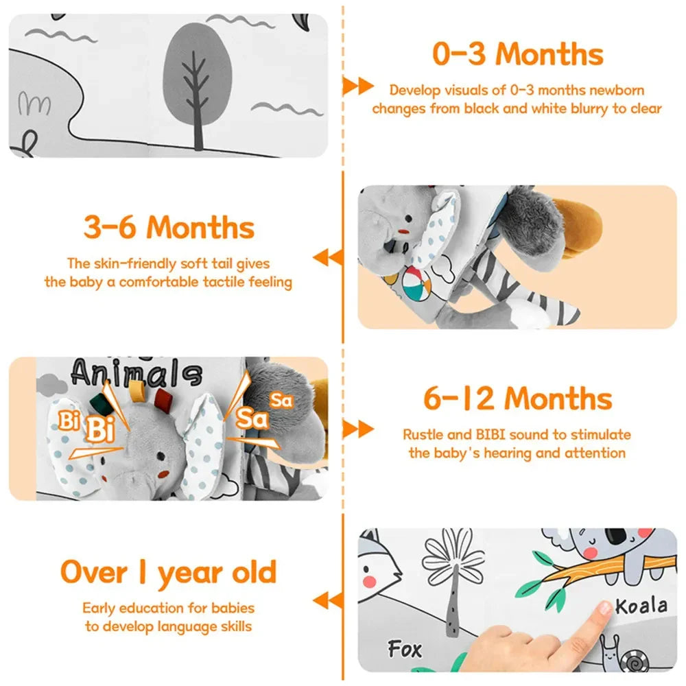 Norvo | Baby Sensory Educational Book