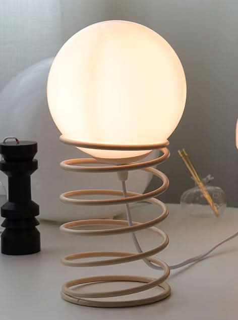Norvo | FrostOrb Bauhaus Bordlampe – Frostet Glass