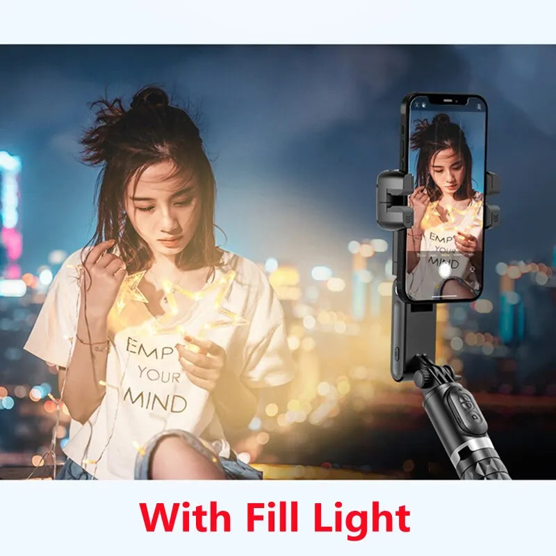 Norvo | 360 Rotasjon Gimbal Stabilizer Selfie Stick Stativ for iPhone