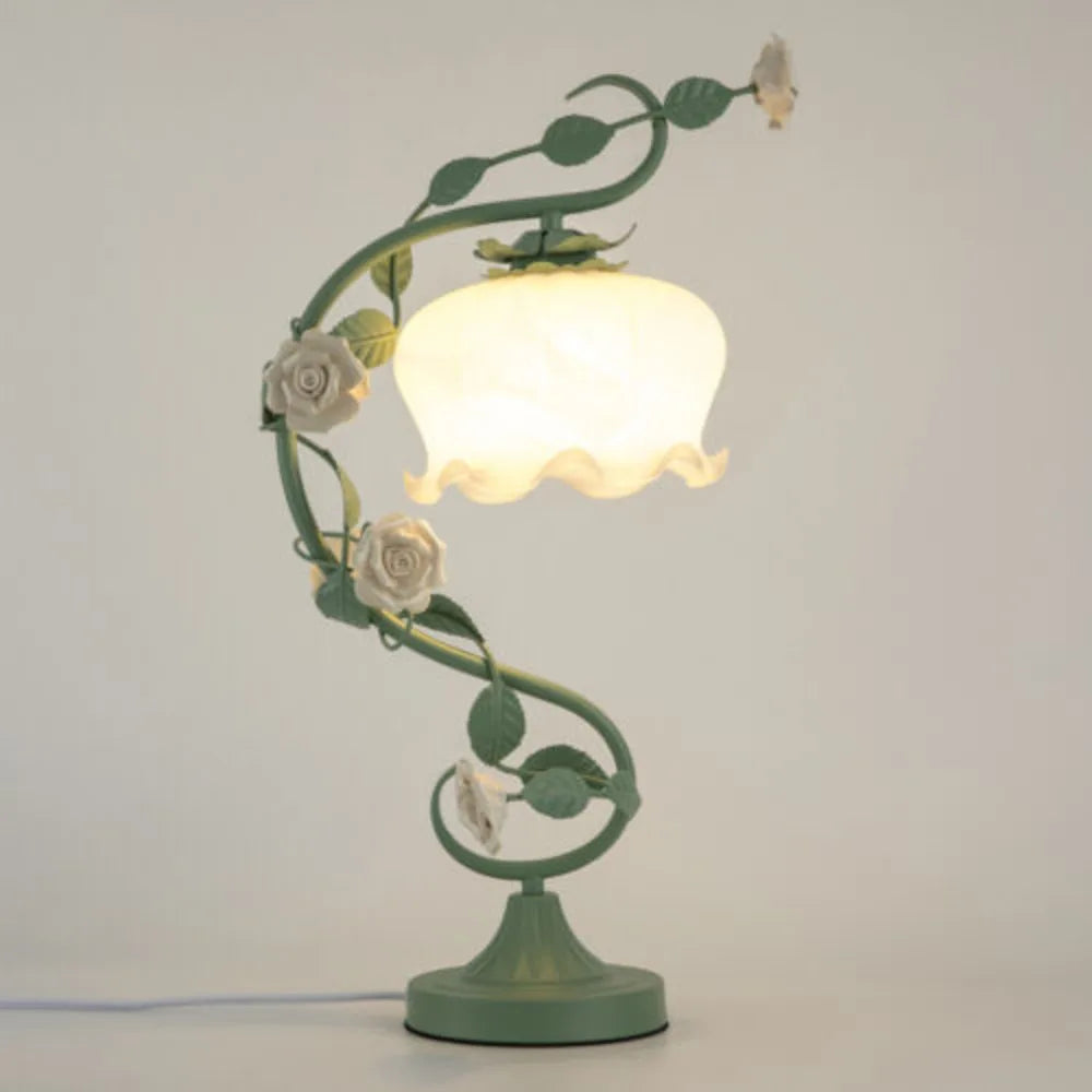 Norvo | Kunstnerisk Naturtema-Blomster Skrivebordslampe