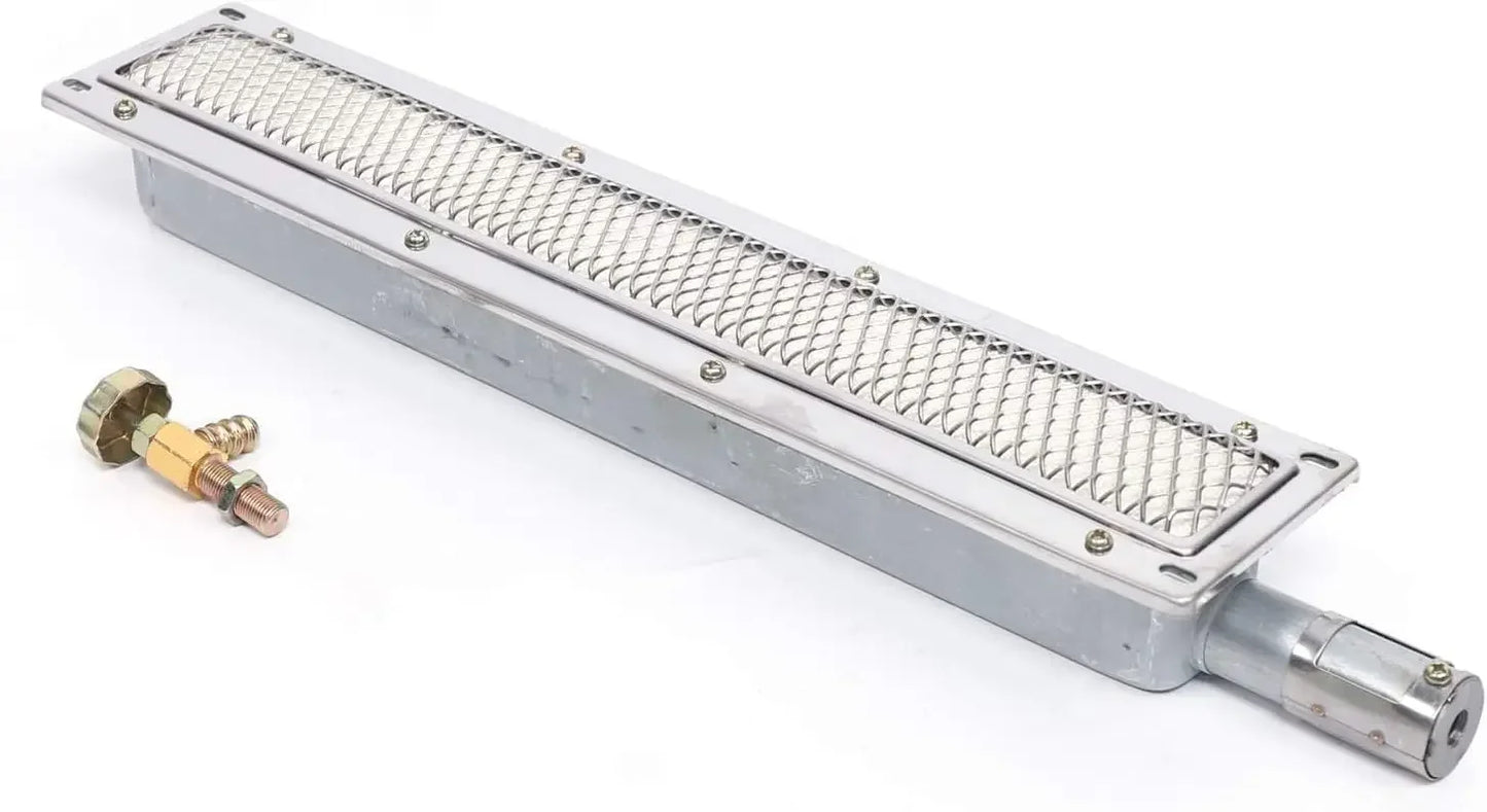 Norvo | ThermaGrill Gassgrill med Infrarød Keramisk Brenner | Rustfritt Stål | Rektangulær 41 × 8 × 5.8 cm | Røykfri & Energieffektiv | For Gastronomi & Utendørs