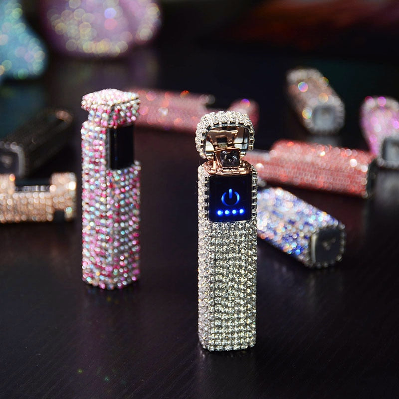 Norvo | Glitterstein Rhinestone Oppladbar Bærbar Tenner