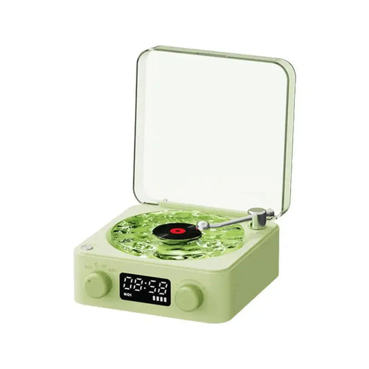 Bluetooth vinylspiller – retro stereo høyttaler med hvit støy & AUX
