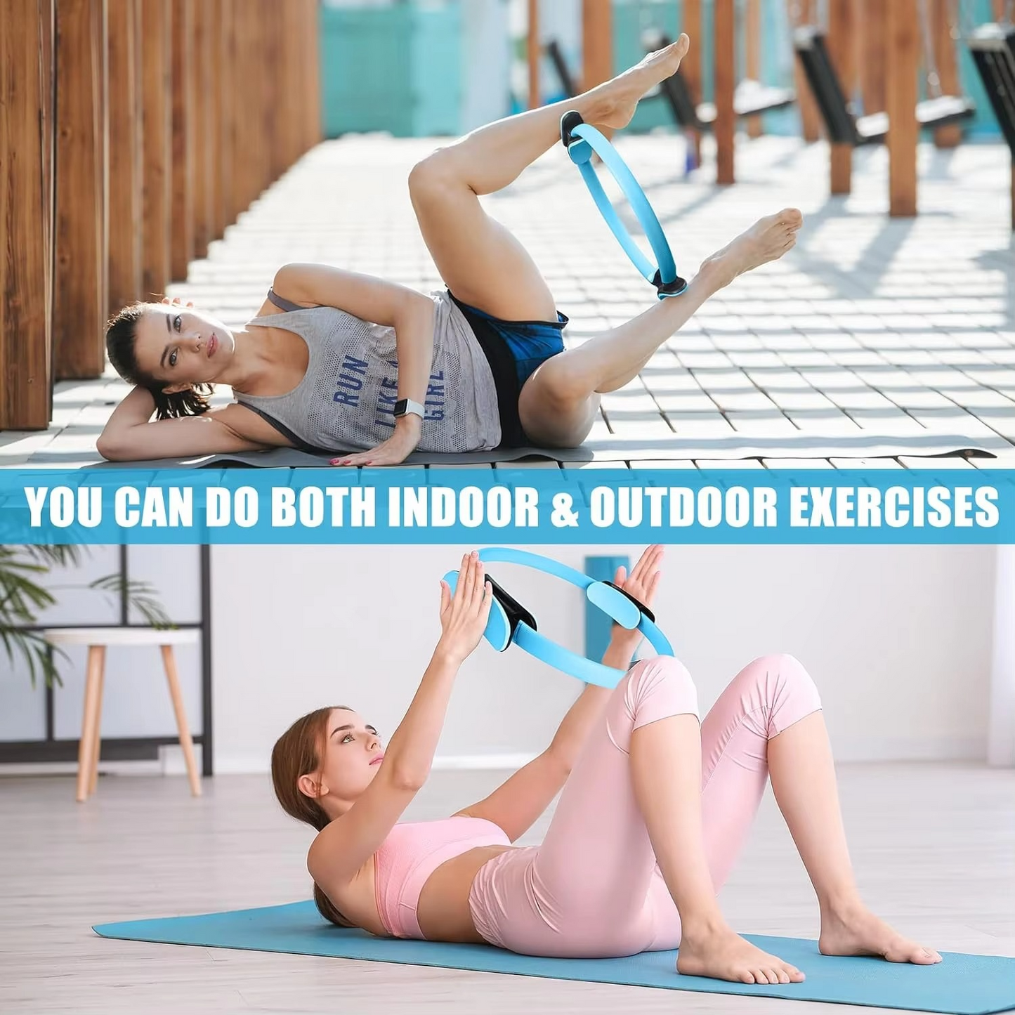 Norvo | Yoga Pilates Fitness Ring for Kjerne Styrke og Muskel Trening