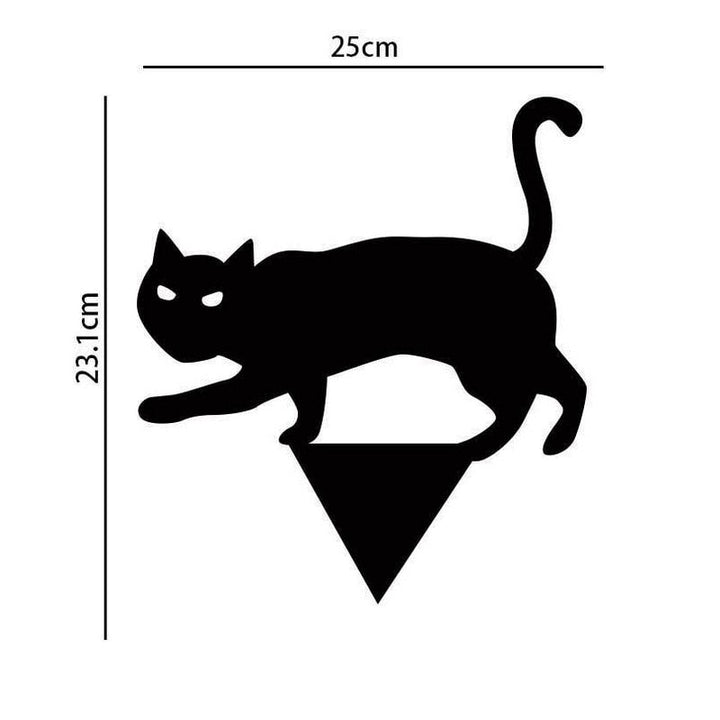 Norvo | 3Pcs Svart Katt Hage Ornamenter