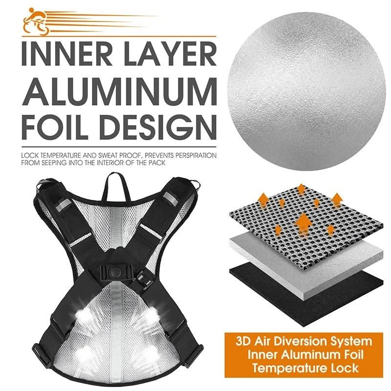 Norvo | Ultralett 10L ryggsekk med hydratiseringssystem for sykling og utendørsbruk