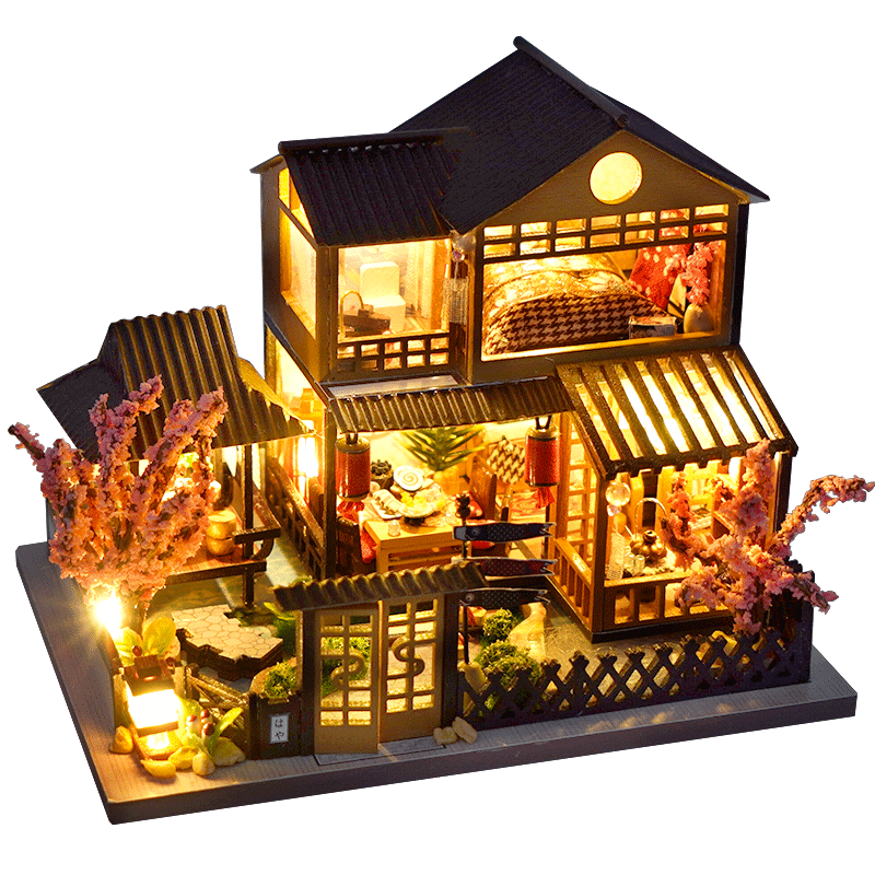 Norvo | Miniatyr DIY japanske bygningsleketøysett