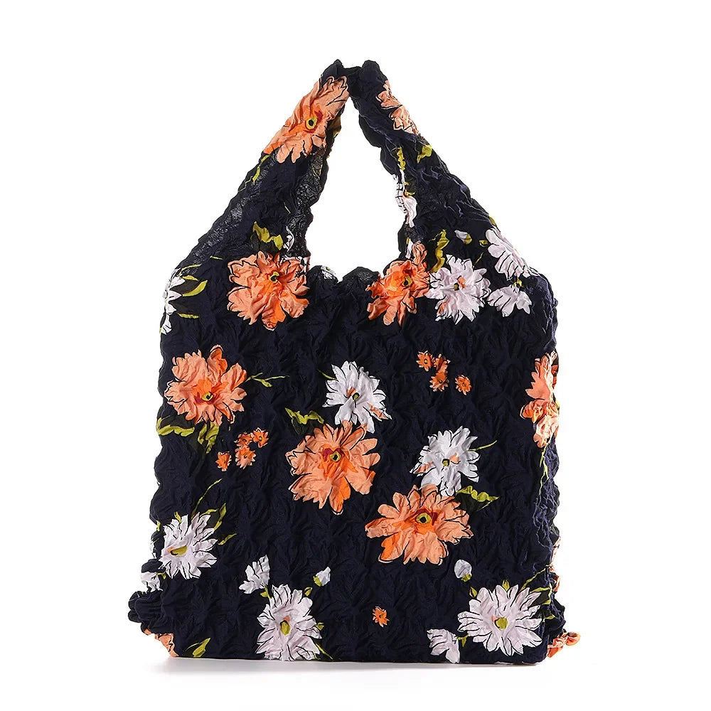Norvo | Floral Stretch Shopper Mini Elastisk Bag