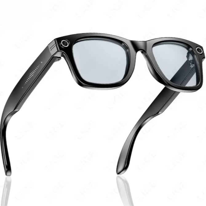 Norvo | Smarte Kamera Briller med Foto, Video, AI Oversettelse & Bluetooth Lyd