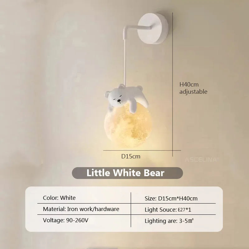 MoonGlow Light - Stilfulle LED Vegglampe for Rom Norvo